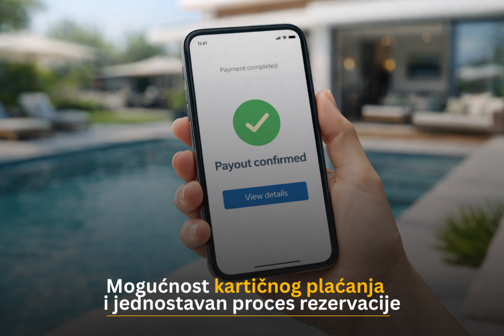 Mogućnost kartičnog plaćanja i jednostavan proces rezervacije - Hit Booker